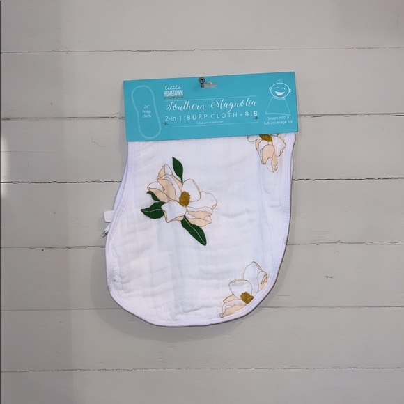 Magnolia Burp and Bib - Picture 1 of 1